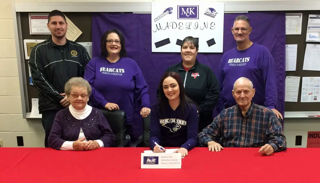 VCHS Senior Cade Signs To Run Track for McKendree