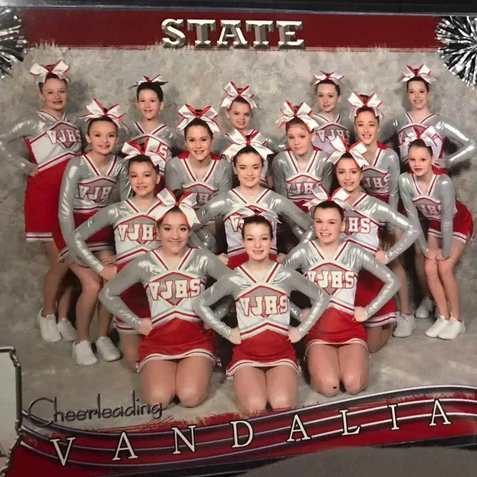 VJHS Cheerleaders bring home 3rd place at state cheer competition 