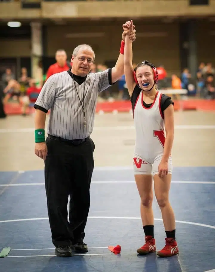 VCHS Sophomore Morgan Dothager wins State Championship on Saturday 