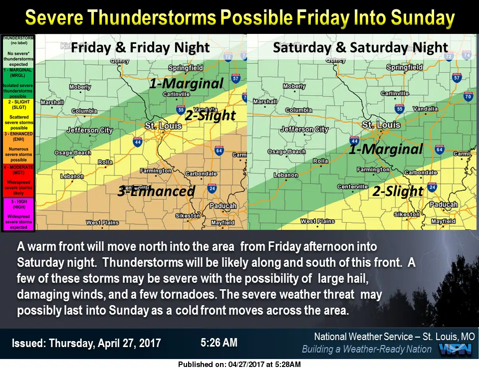 With Heavy Rains to Follow, Severe Storms possible over the area for tonight 