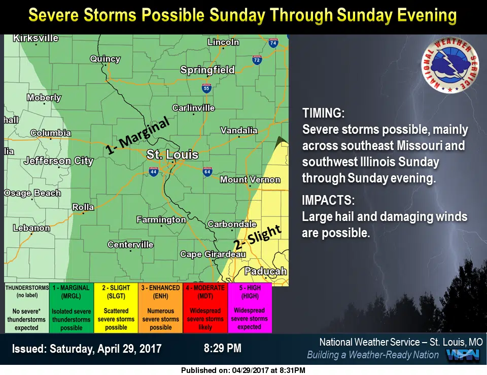 More Strong to Severe Storms are possible today, tonight 