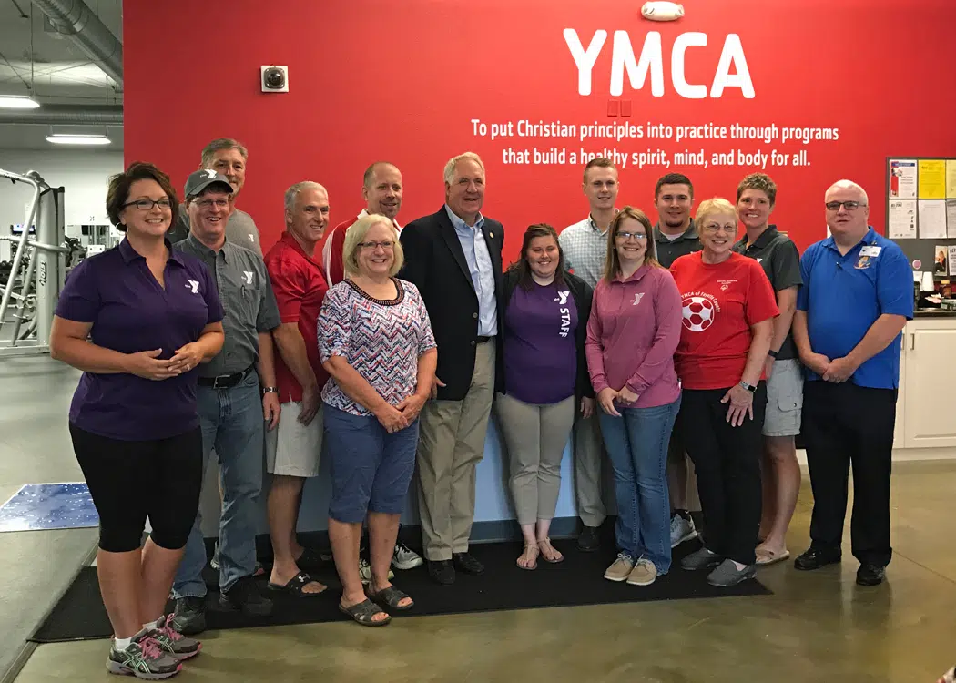 Congressman Shimkus Visits Fayette County YMCA on Friday