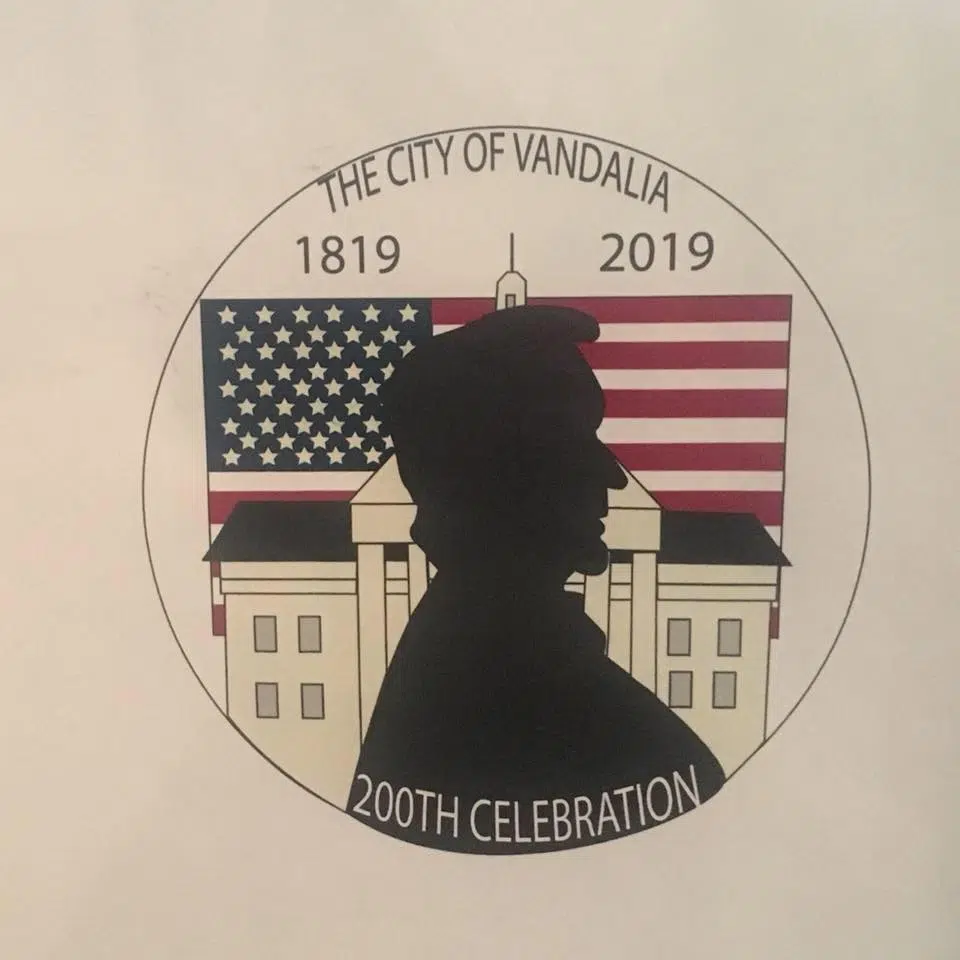 Drawing by Hannah Kershaw selected as Main Logo for Vandalia Bicentennial 