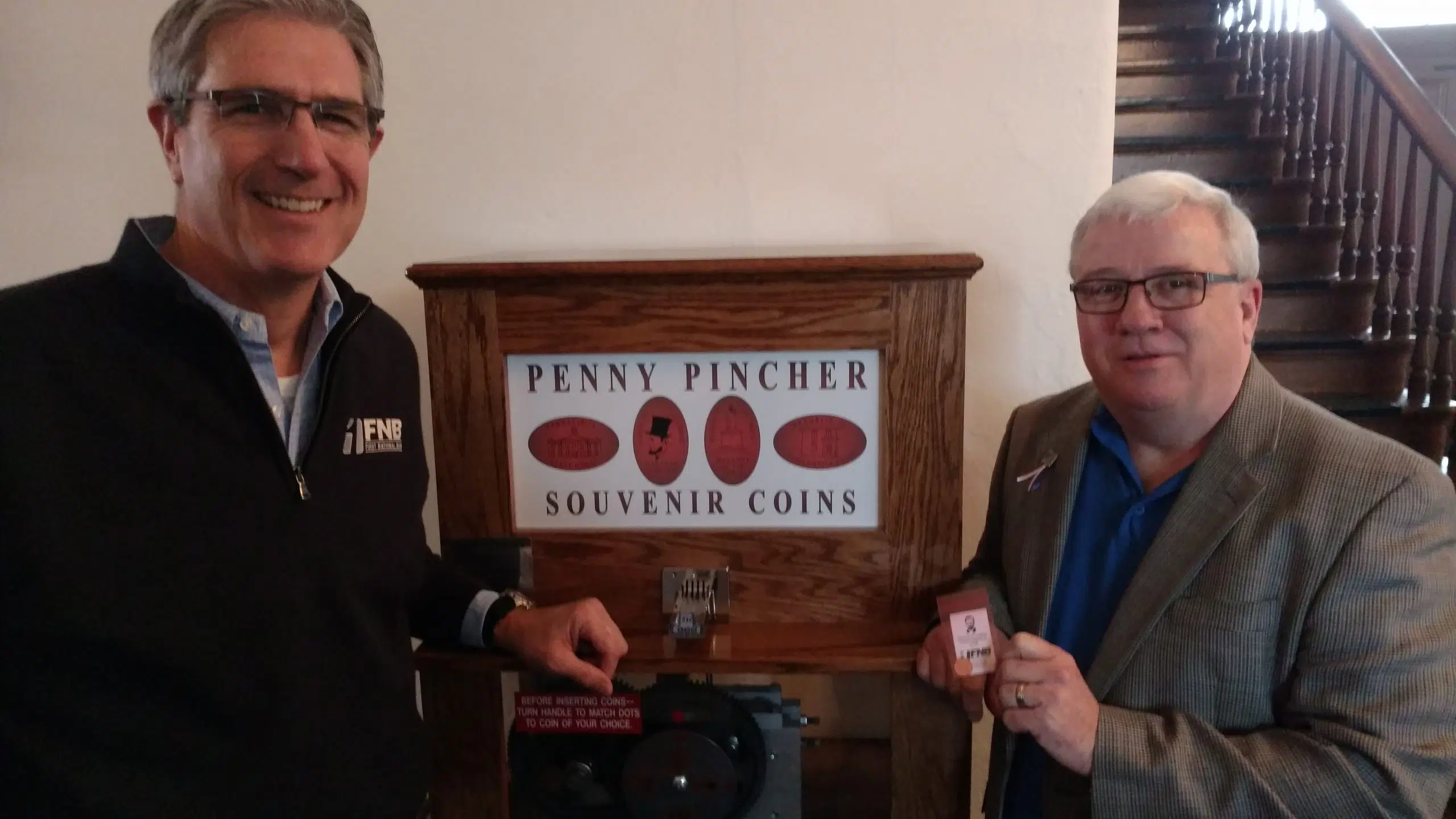 Vandalia Statehouse introduces new Penny Pincher Souvenir Coin Machine 