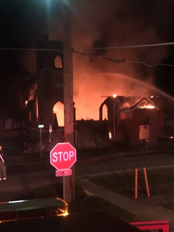Fire at Church Building in St. Elmo leads to several Departments Assisting to fight the blaze