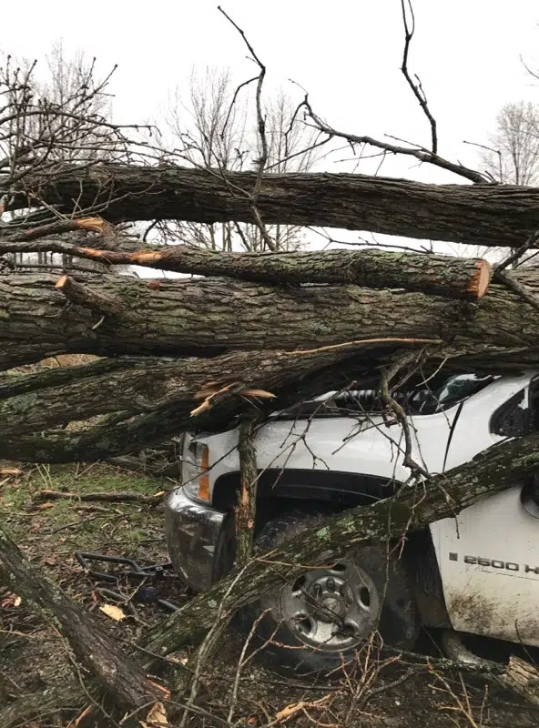 Major Storm Damage hits southern half of Fayette County 