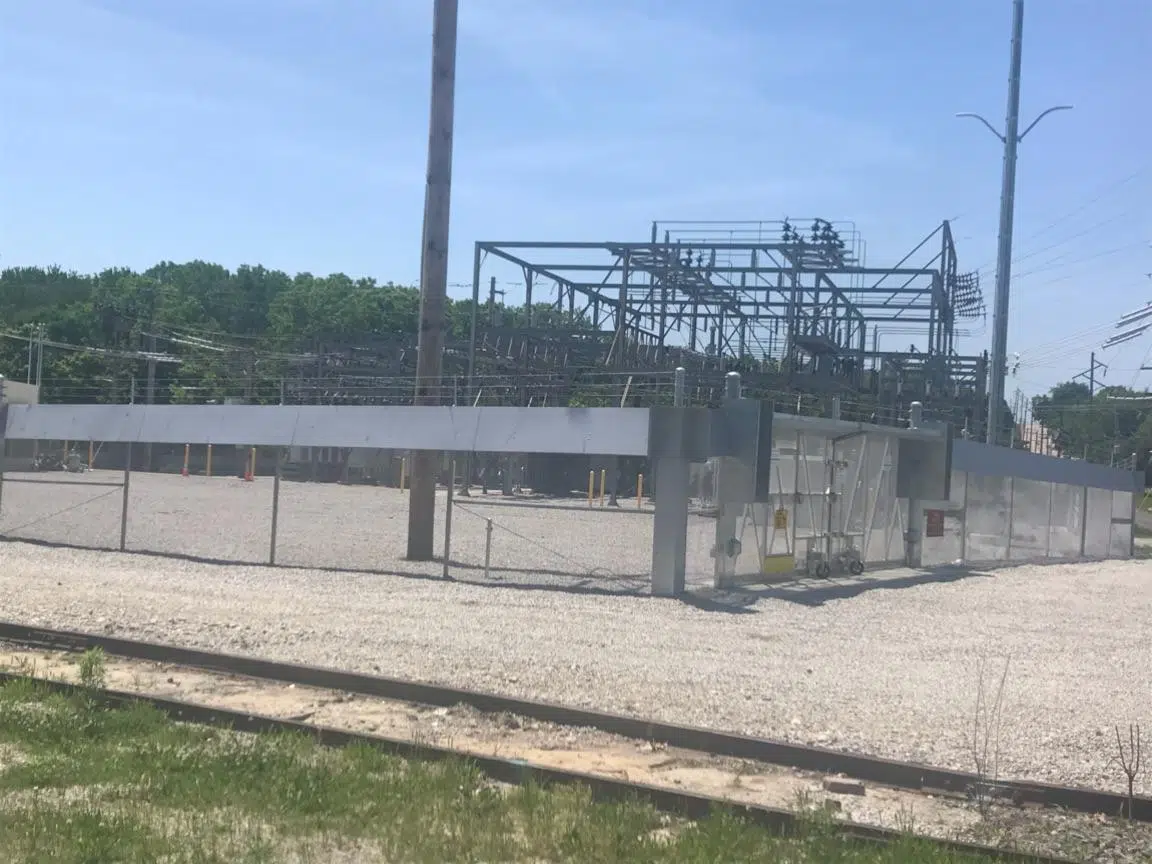 After a couple of large power outages caused by animals, Ameren makes improvements at Vandalia Sub-Station