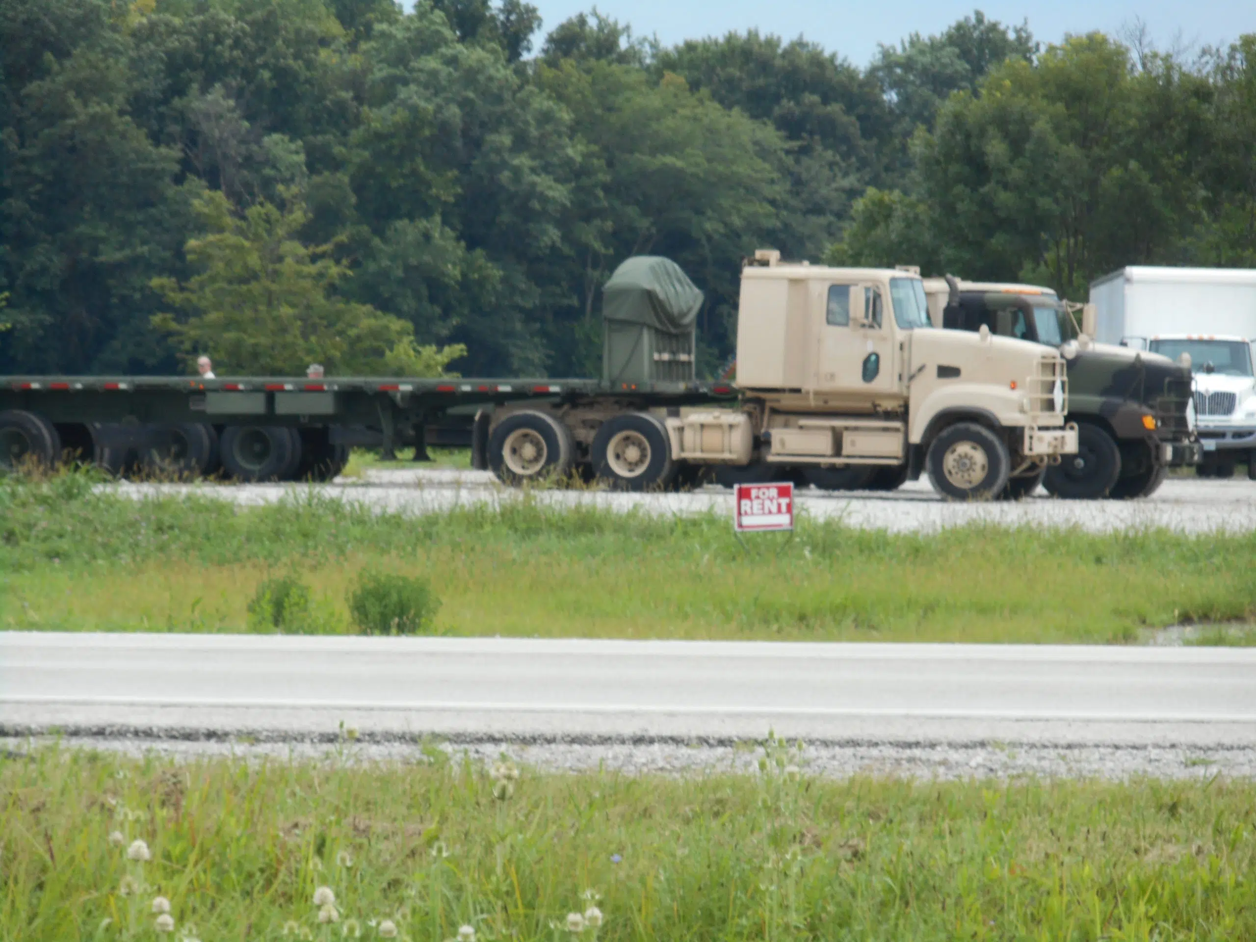 Military, Federal, State Authorities in Vandalia, Fayette Co today