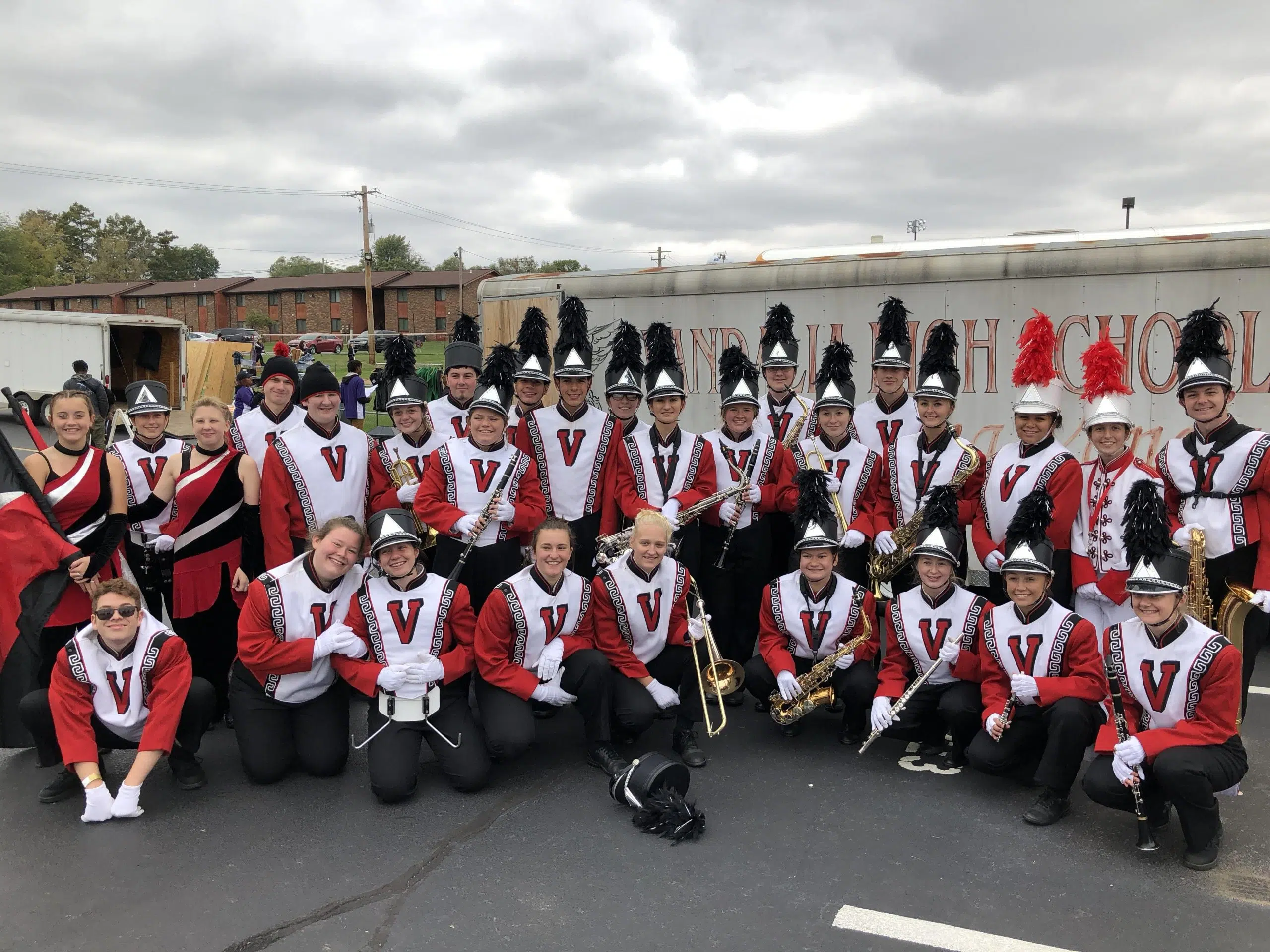 VCHS Marching Vandals with strong showing at Oblong Spooktackular Event 