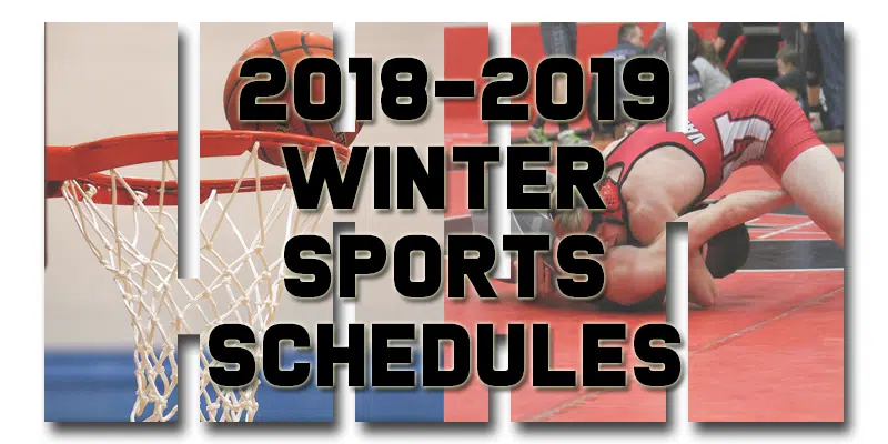 2018-2019 Area Winter Sports Schedules