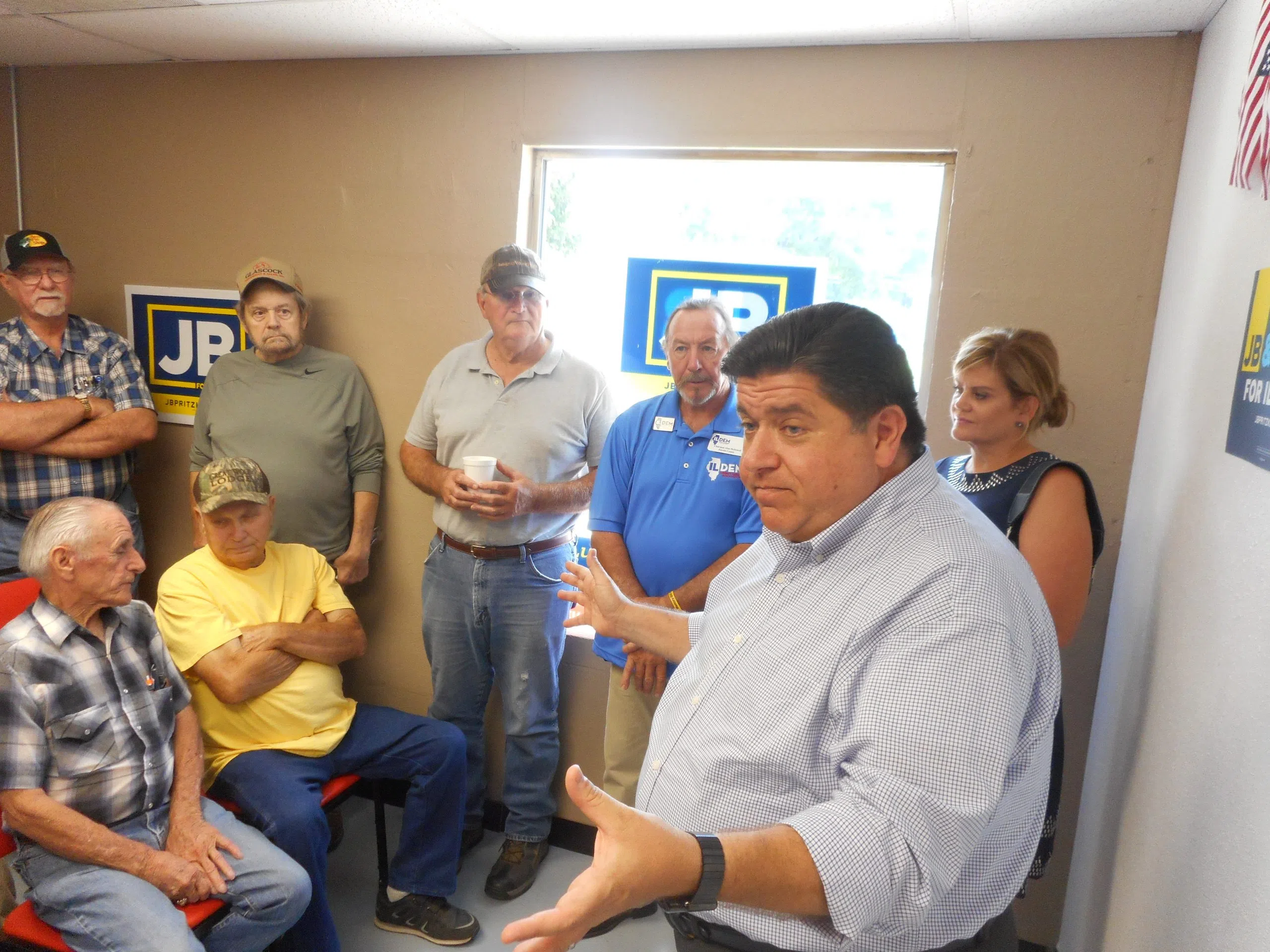 ​Governor JB Pritzker is getting to work during his first full day in office
