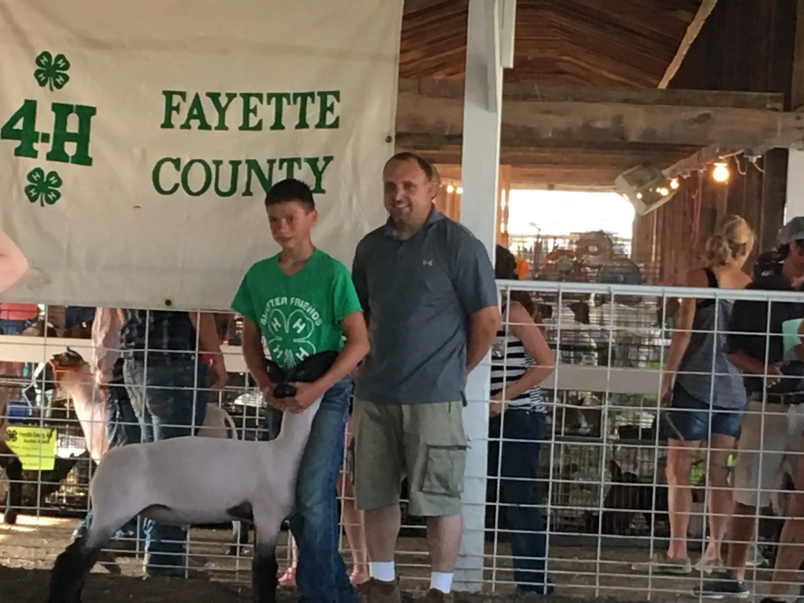 Pictures from 4-H Livestock Auction at Fayette County Fair