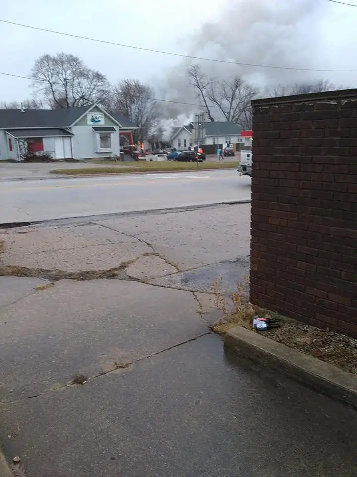 Vandalia FD on scene of Fire