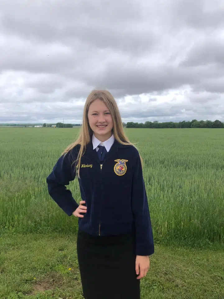 Vandalia FFA President Ali Willenborg to be featured on Facebook Live Program 2020 Stars Over Illinois on Wednesday night