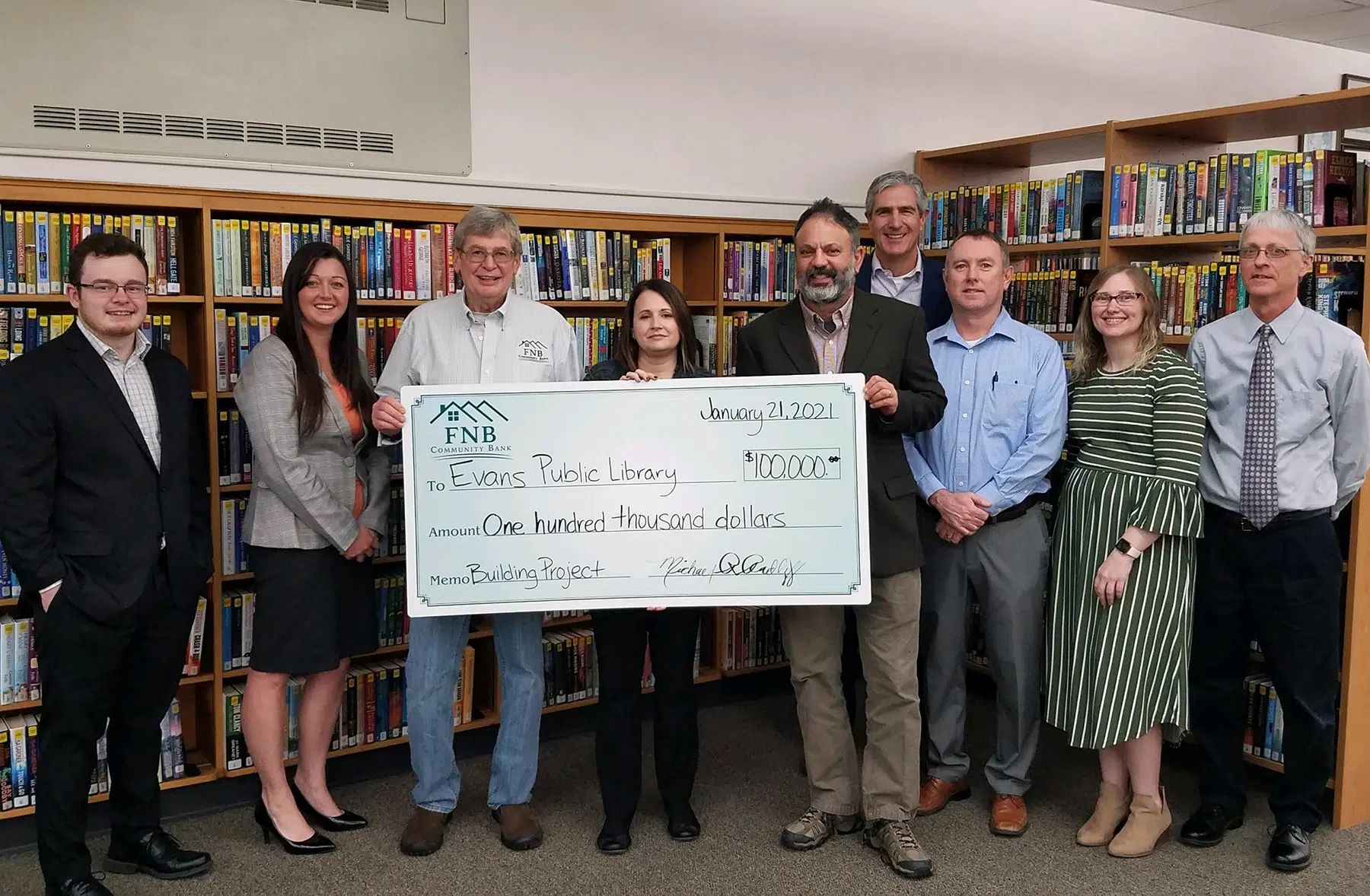 First Vandalia Corp. Donating to Library Construction Project