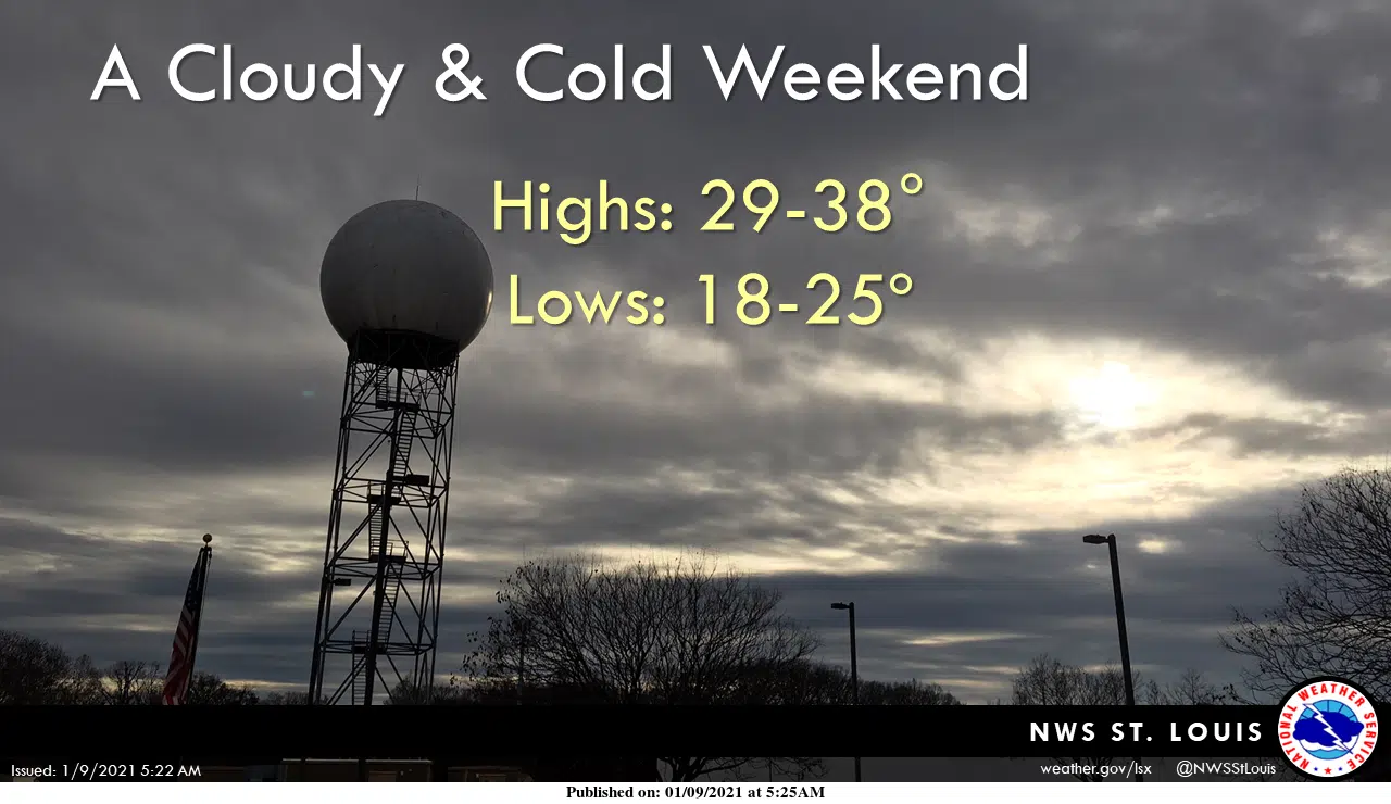 Cloudy & Cold Weekend