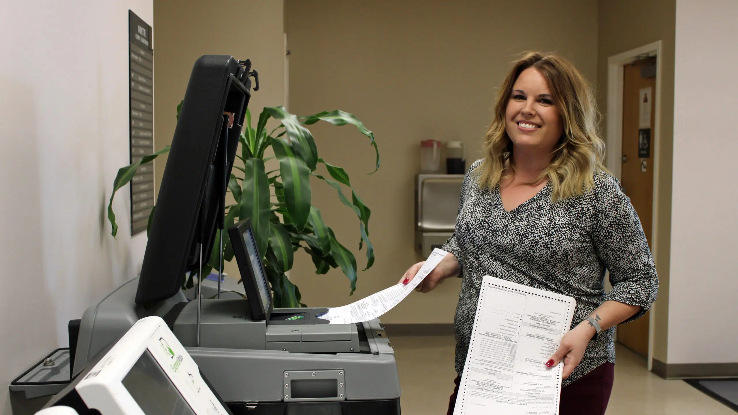 Fayette County Clerk Holds Public Test in Advance of Consolidated Election