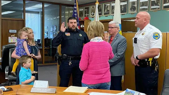 New VPD Officer Sworn In, Vandalia City Council Approves New Vehicle for VPD