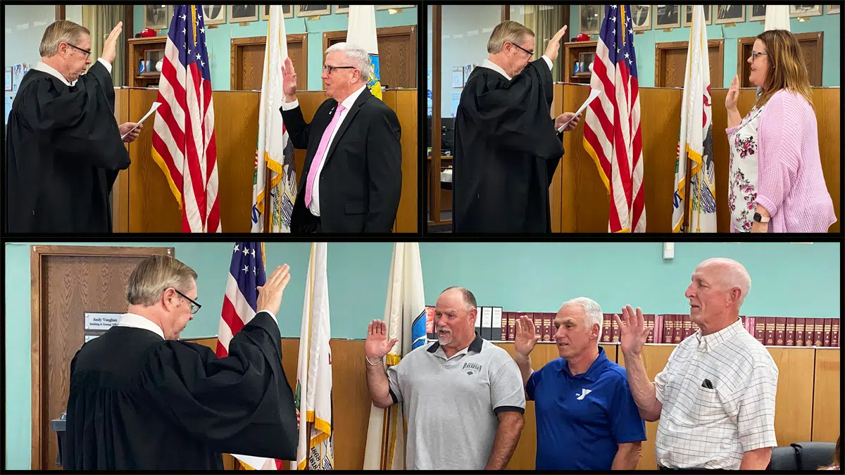 Vandalia Mayor Rick Gottman Sworn in for 6th Term, Huhn Sworn In as Vandalia City Clerk