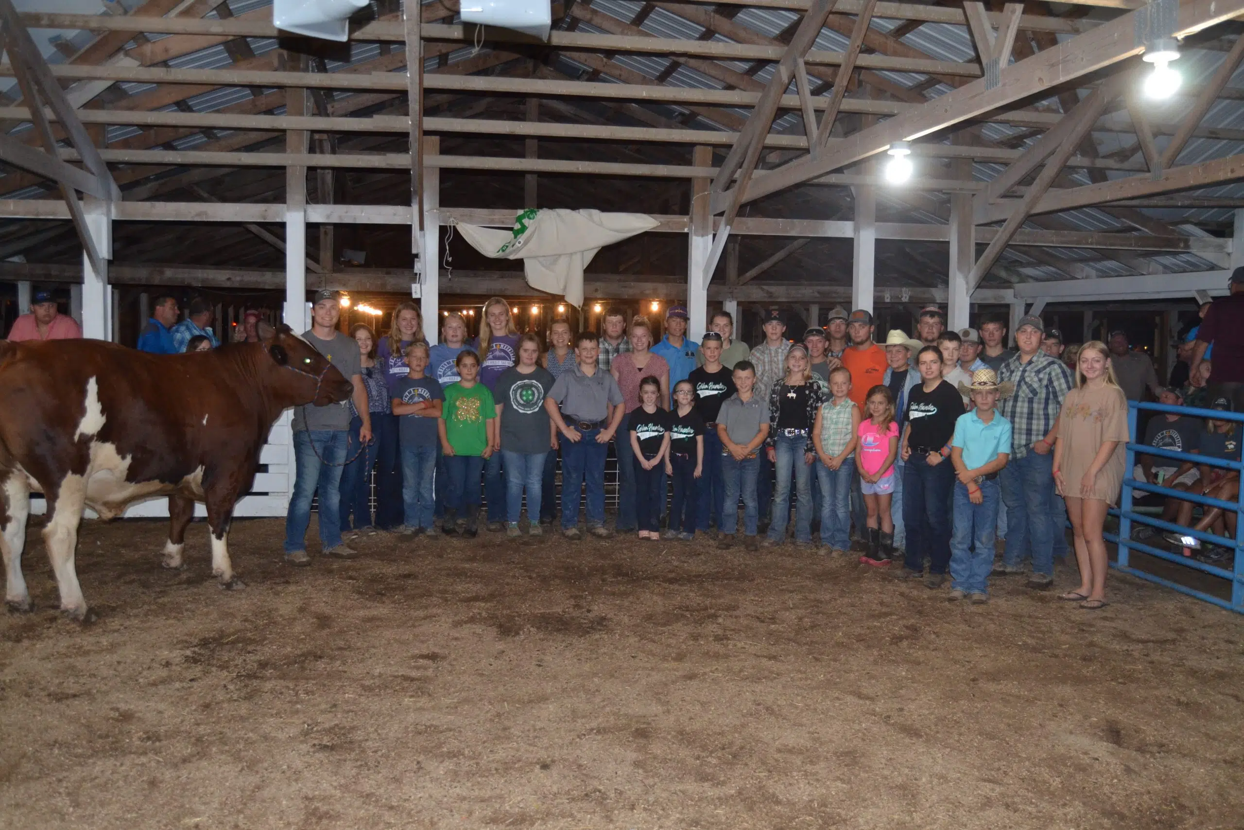 At conclusion of Livestock Auction, Holly Lidy's dairy steer raises over $71,000