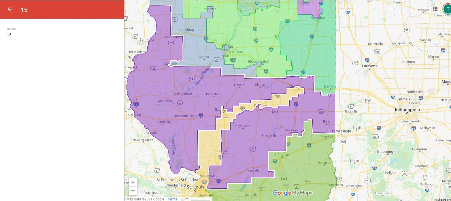 Gov Pritzker Signs U.S. House District Map Into Law, Fayette County part of 15th Congressional District