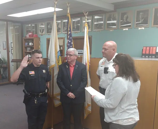 City of Vandalia swears in new Police Officer