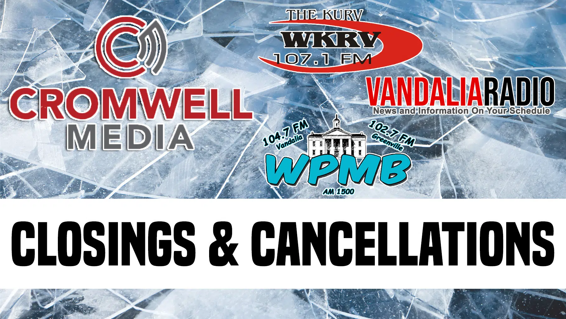 Cancellations/Closing for Thursday, December 22nd