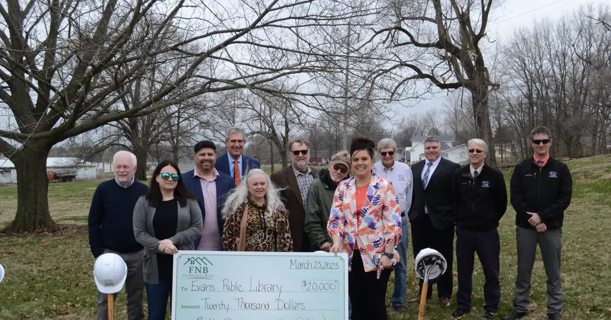 Evans Public Library Board holds groundbreaking for new library