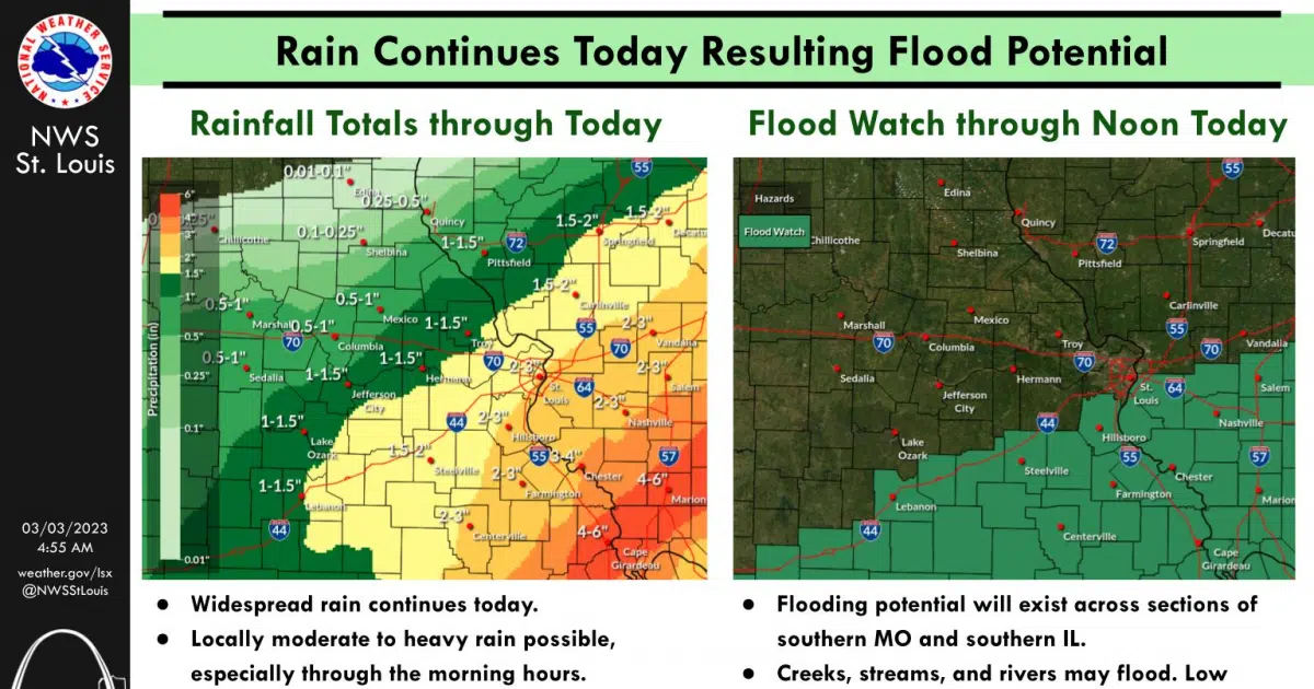 Potential For Heavy Rain, Thunderstorms And Strong Winds For Today ...