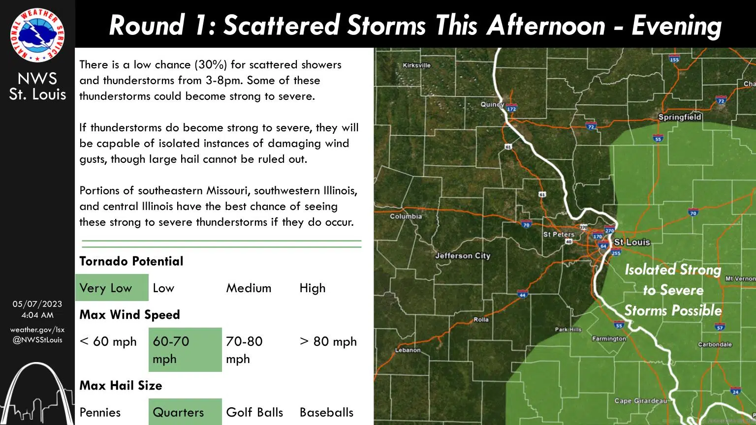 Showers & Storms Possible For Today And Tonight—Severe Storms Are ...