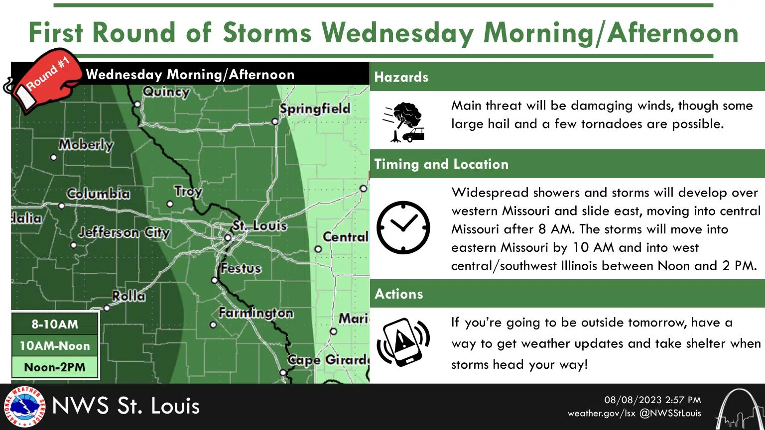 Potential For Severe Storms This Afternoon Vandalia Radio 3370