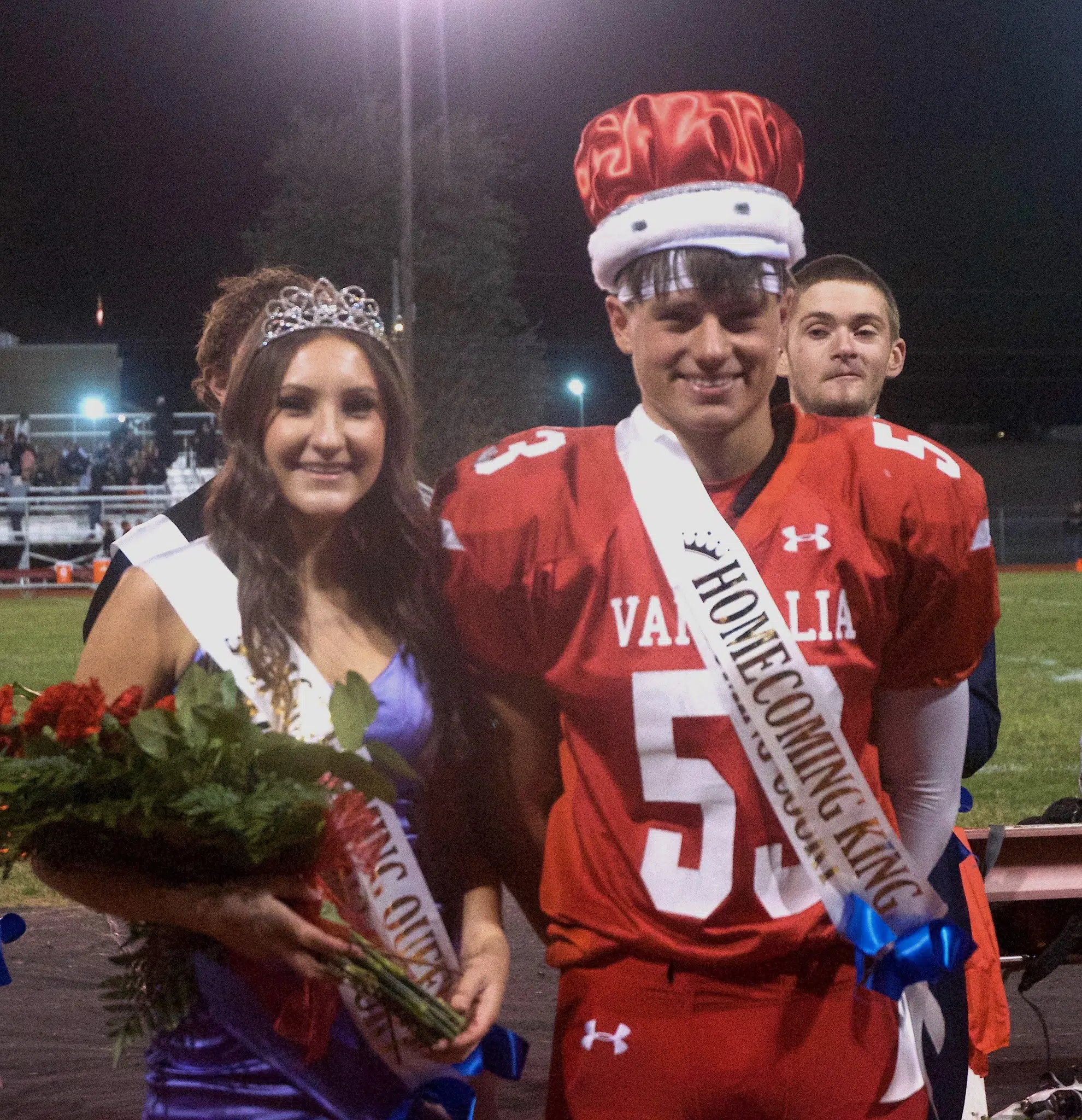 New Royalty Crowned at Vandalia High School at Friday Night's Homecoming Coronation