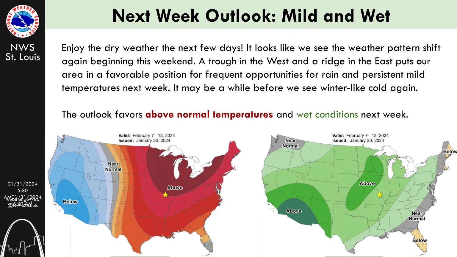 Warm weather will stay with us next week, could be added rain