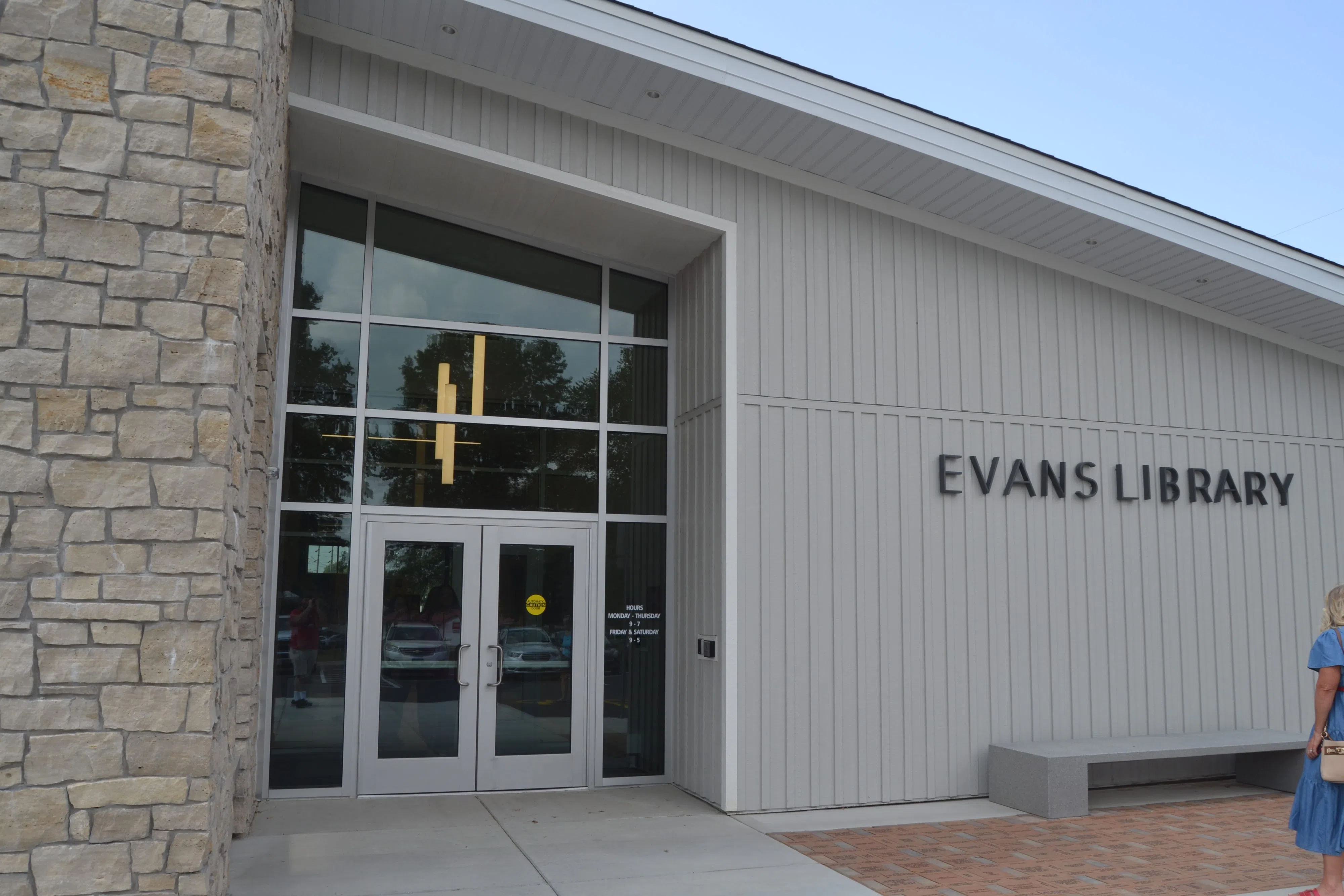 Evans Public Library is open in its brand new location