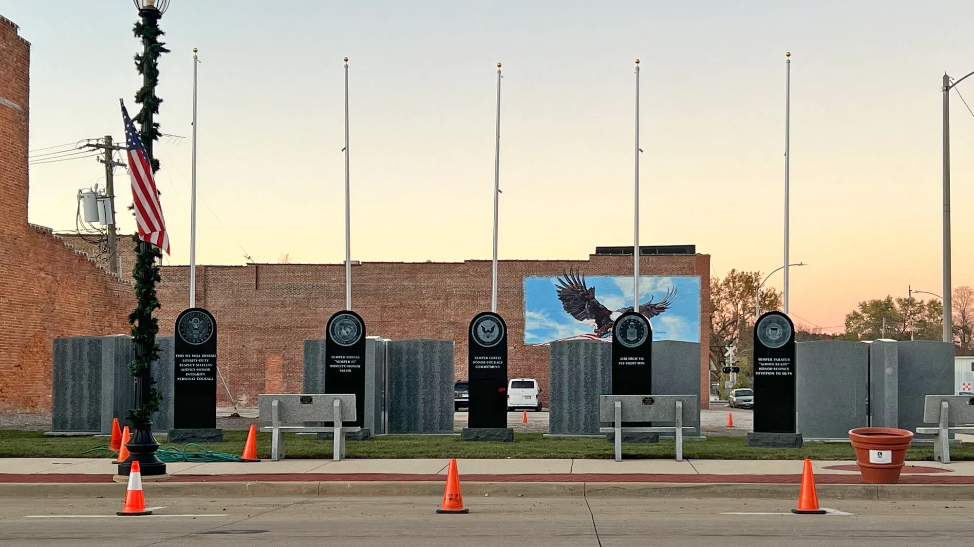 Dedication for new Veteran's Memorial Park in downtown Vandalia set for this morning