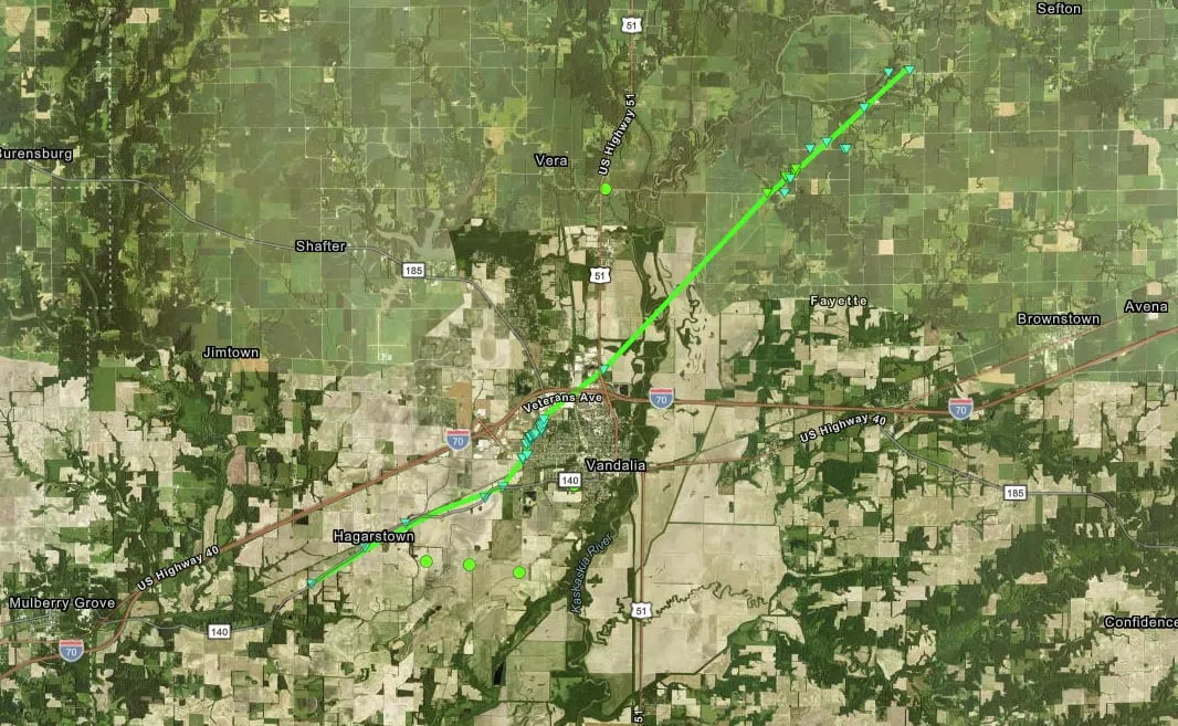 NWS & Fayette Co EMA says Fayette County did see a Tornado touch down on Friday night