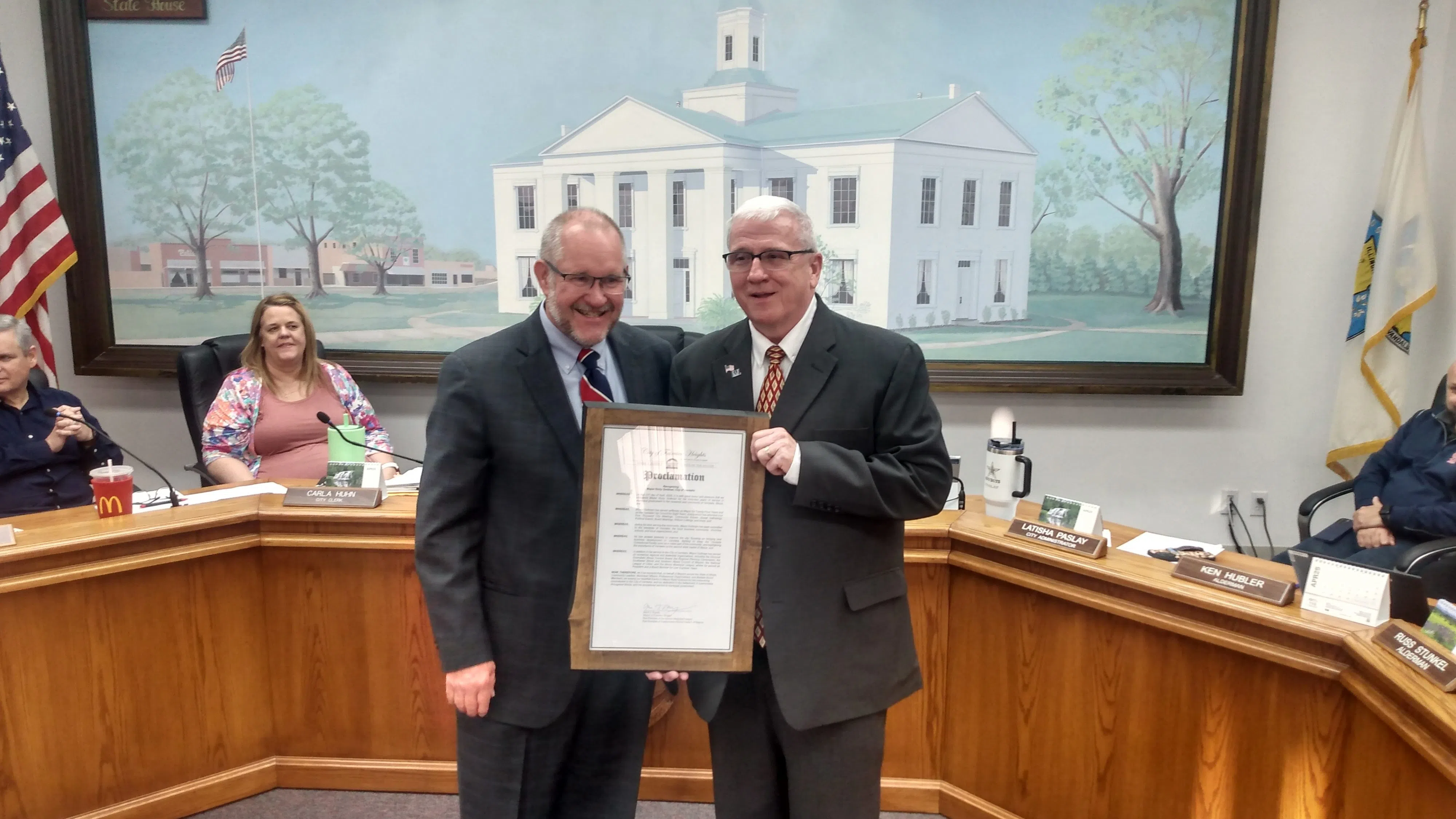 Large crowds come out for Mayor Gottman reception and for his final City Council meeting