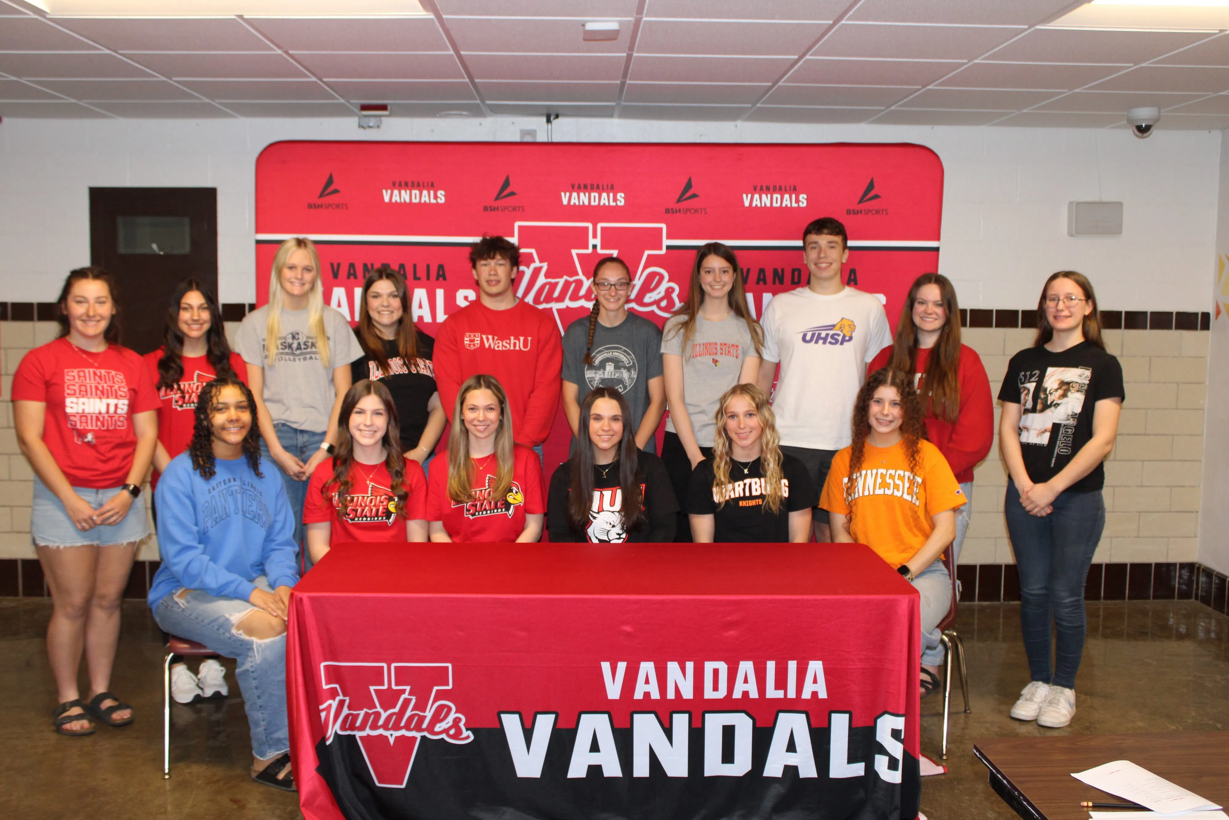 Vandalia High Schools holds their annual Academic Signing Day--Info & Photos