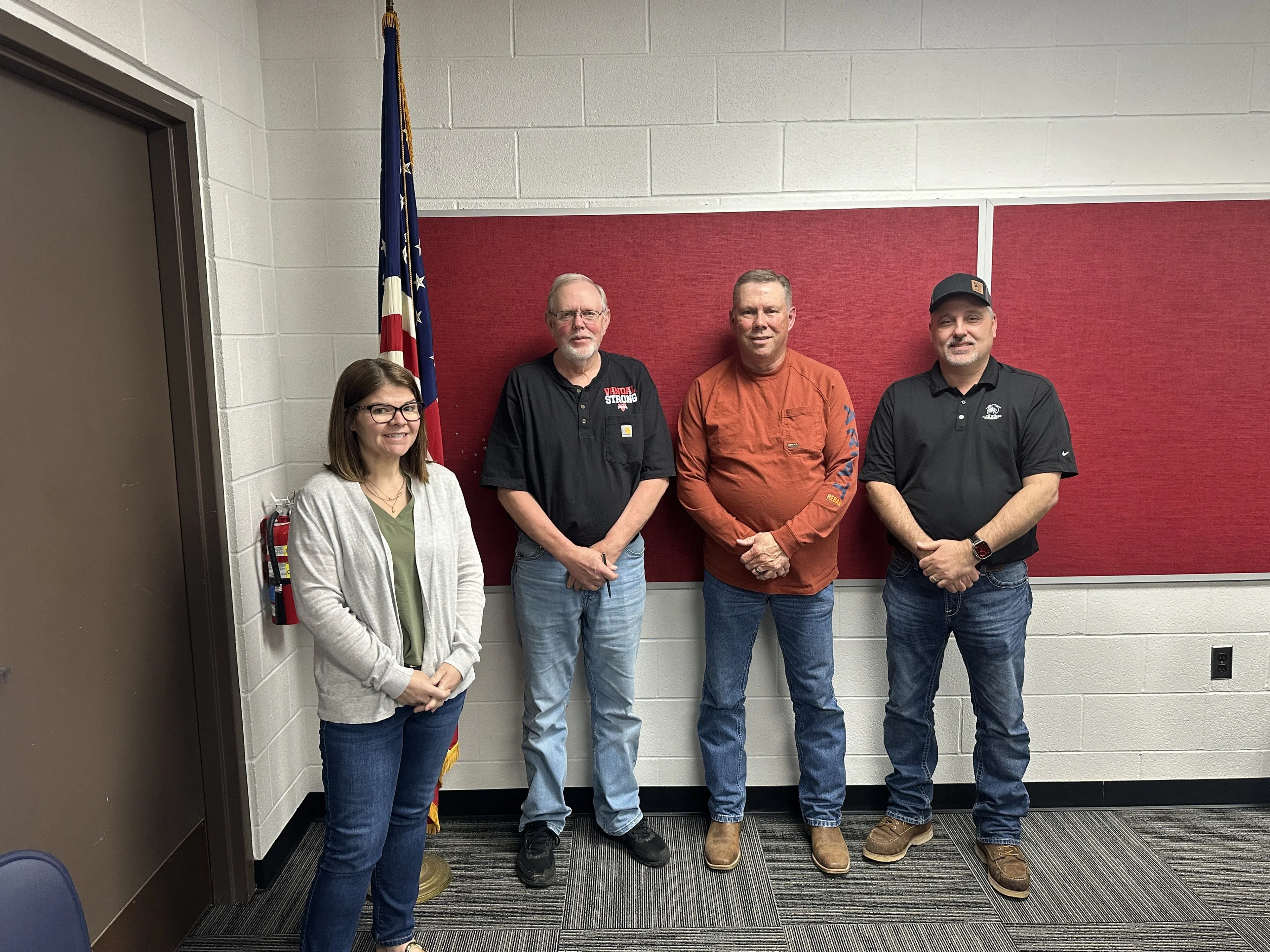 Vandalia School Board swears in 4 members for new terms, Re-Organizes