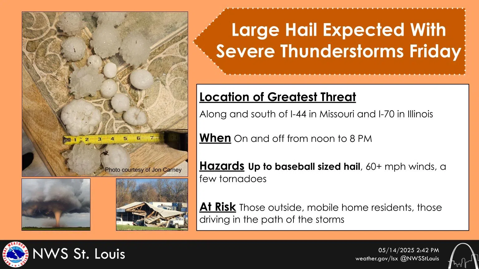Threat of Severe Storms on Friday