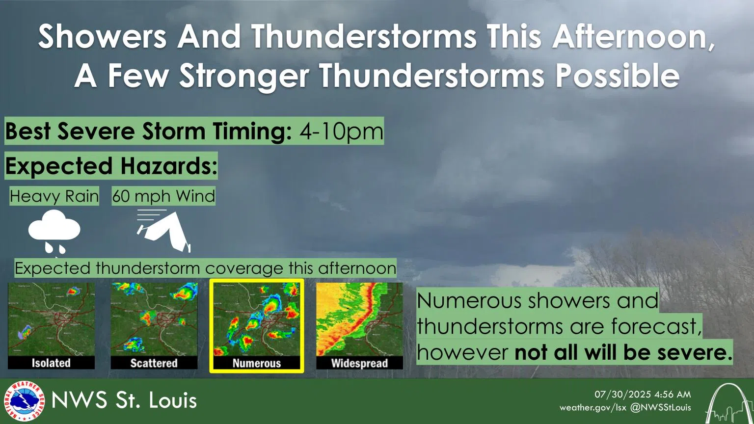 One more day of heat---Strong to severe storms possible tonight