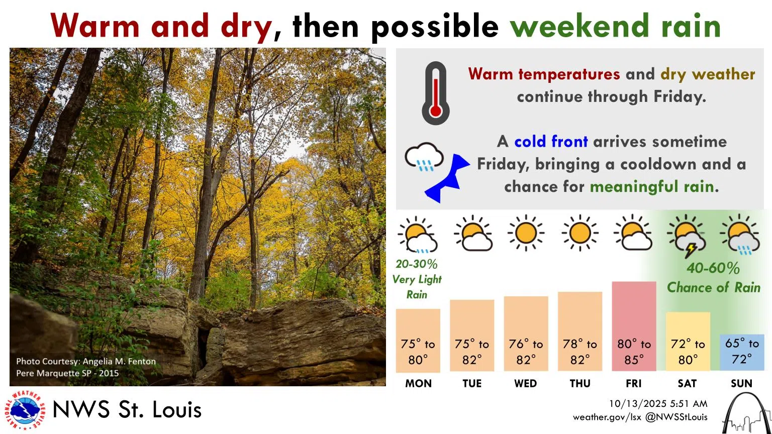 Sunny & Mild for today