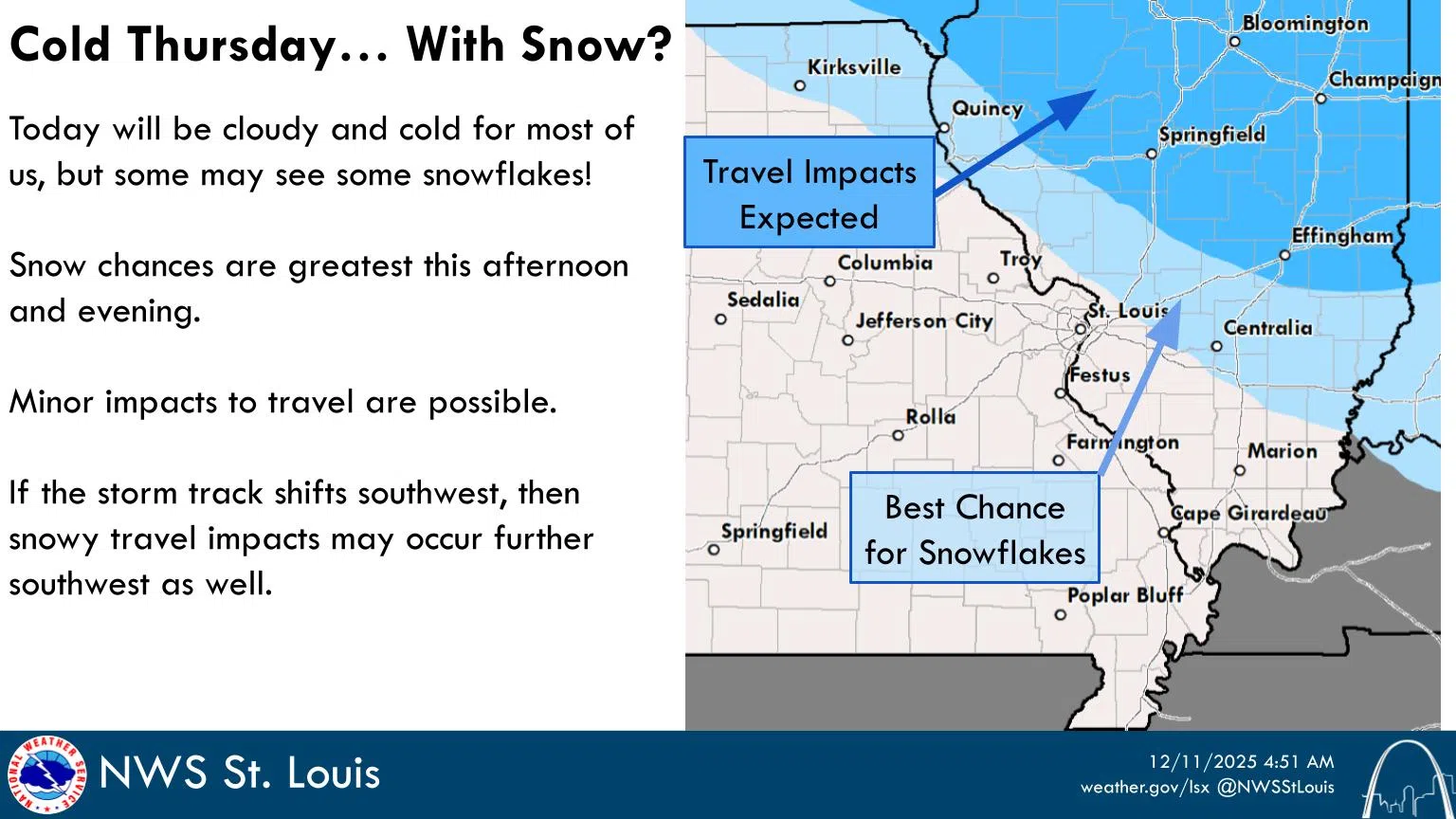 Snow this afternoon and tonight--Snow and bitter cold on the way Saturday & Saturday night