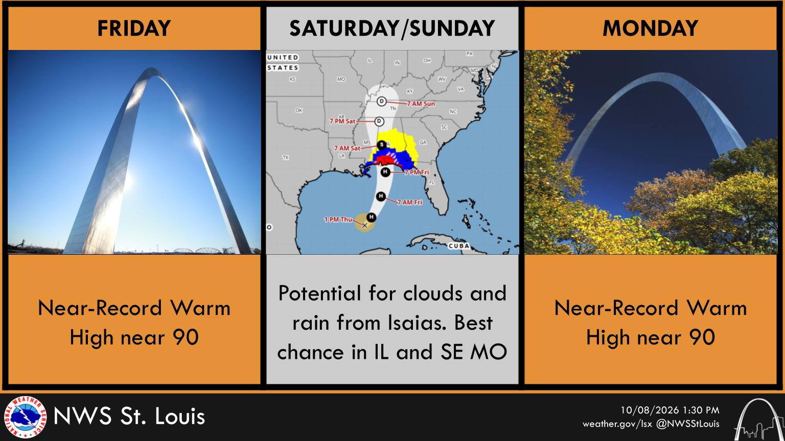 Sunny & Hot Today--A Bit of cooling down for the weekend