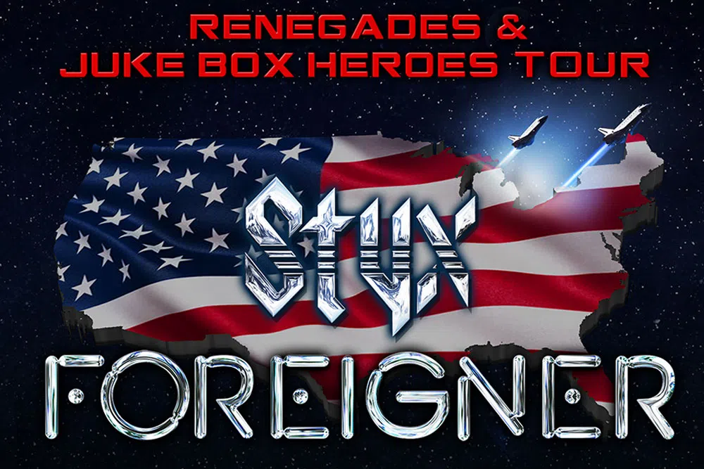 Styx Foreigner "Renegades & Juke Box Heroes Tour"