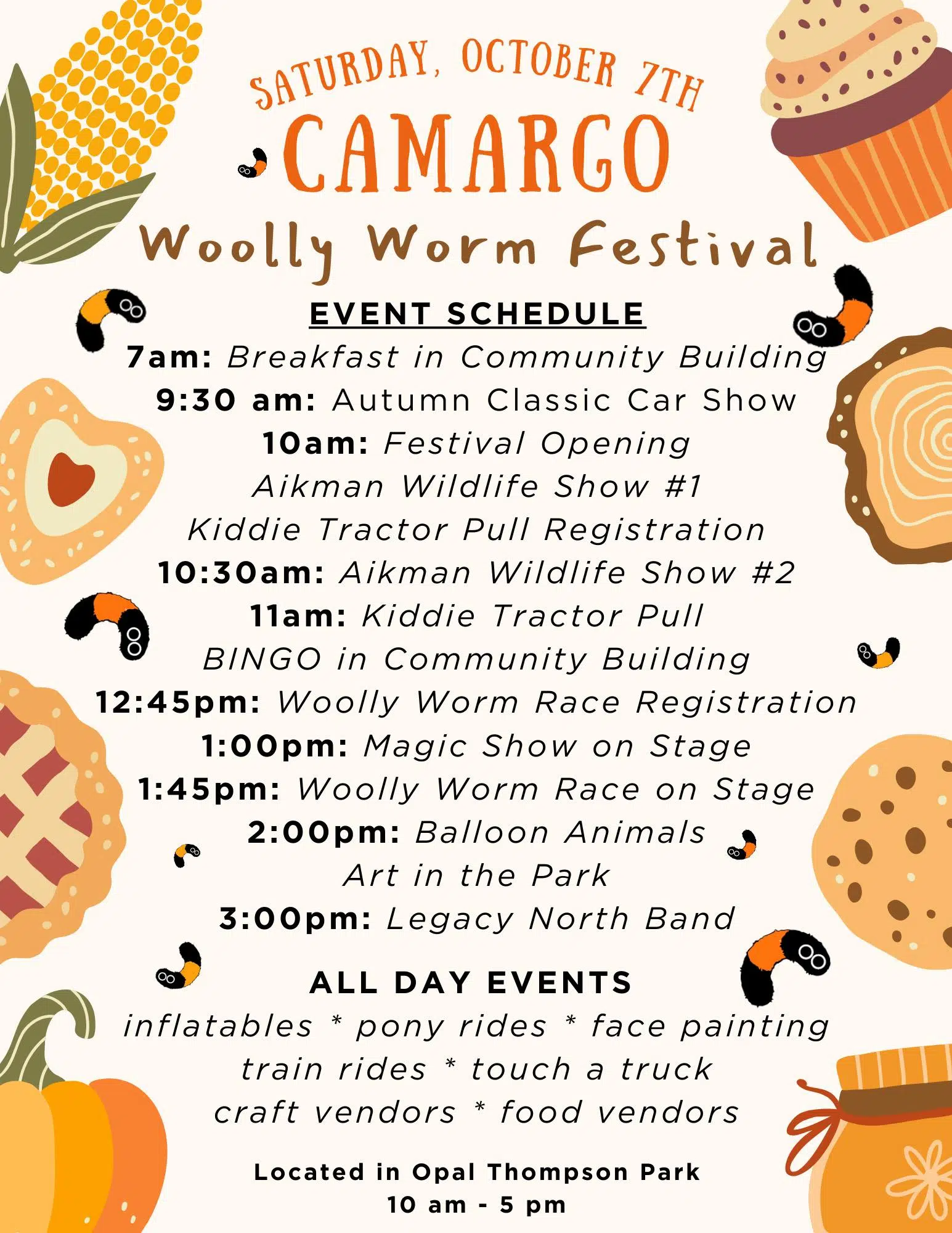 Camargo Woolly Worm Festival