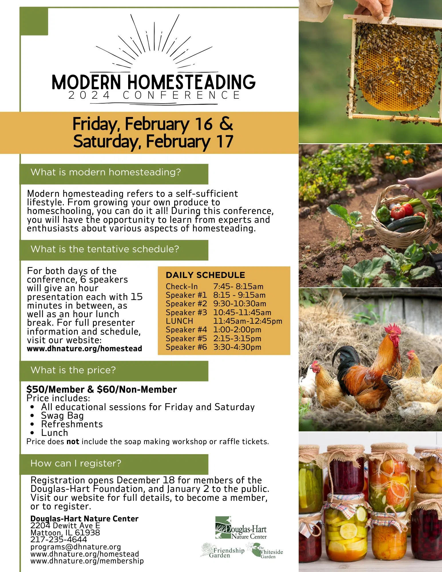 Inaugural Modern Homestead Conference at DouglasHart Nature Center