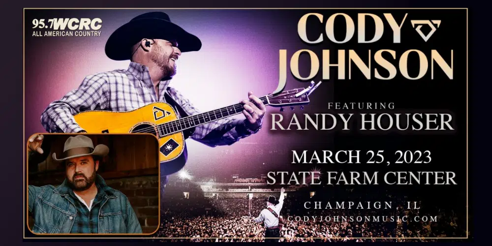 Cody Johnson to Headline State Farm Center in Champaign, IL Effingham