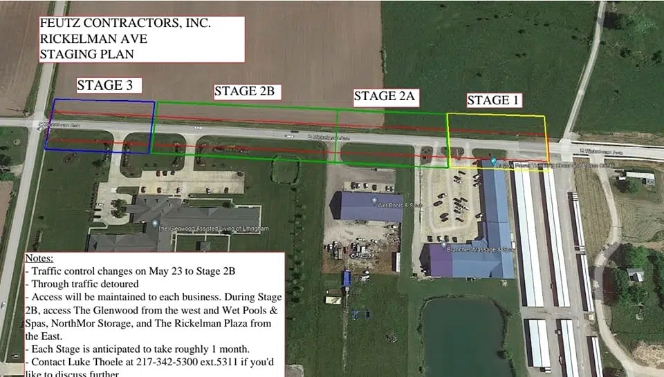 Rickelman Avenue Construction Project Moves To Phase 2B Starting Today ...