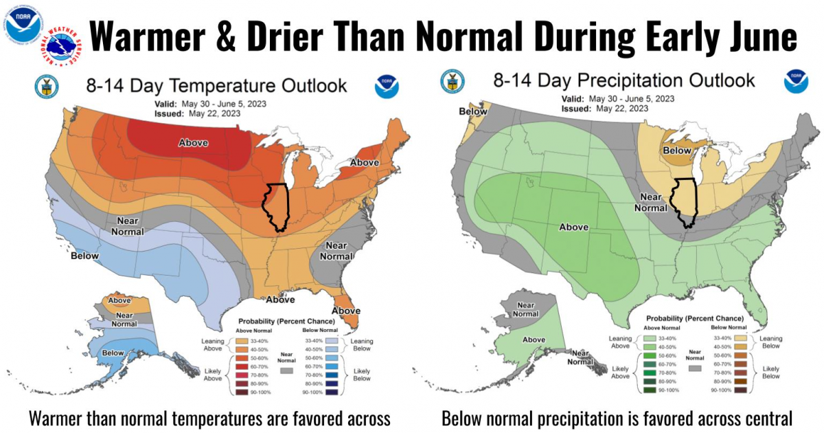 Expect a Drier and Warmer Than Normal Early June | Effingham Radio